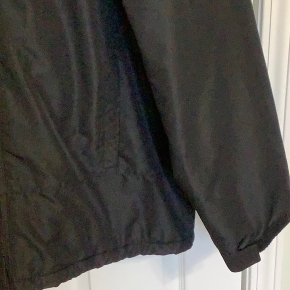 🦋. GEORGE black nylon, fleece lined jacket, size LX (46-48) - Picture 3 of 12